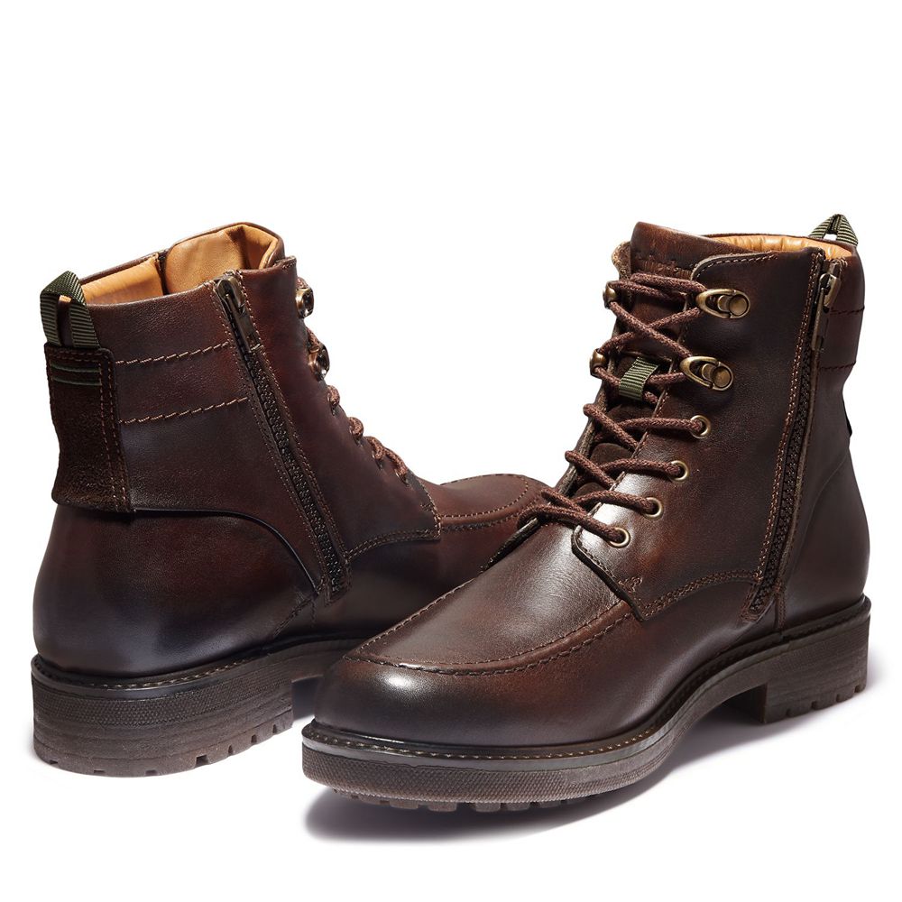 Botas de Nieve Timberland Hombre Oakrock Waterproof Marrones Oscuro - Chile LPZ-508642